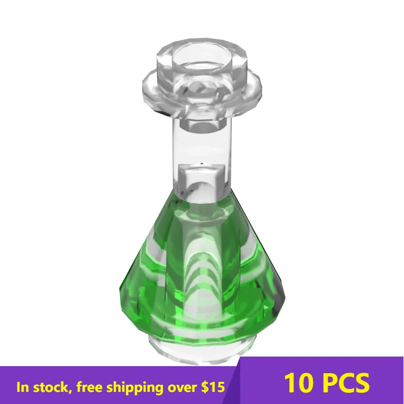 10PCS MOC Plate Brick 93549 pharmacy bottle For Building Blocks Parts DIY Construction Creative gift Toys For children