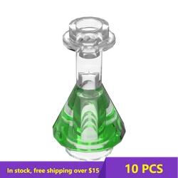 10PCS MOC Plate Brick 93549 pharmacy bottle For Building Blocks Parts DIY Construction Creative gift Toys For children