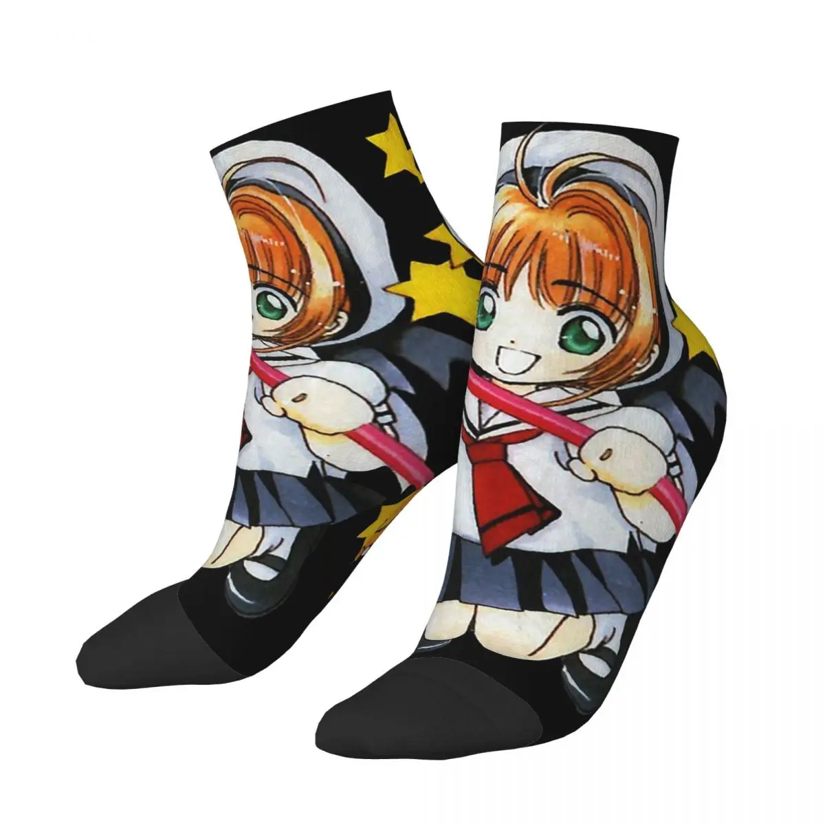 Cardcaptor Sakura Kero Chan Clow Card Magic Girl Anime Creamy Mami Socks Harajuku Stockings All Season Socks for Unisex Present