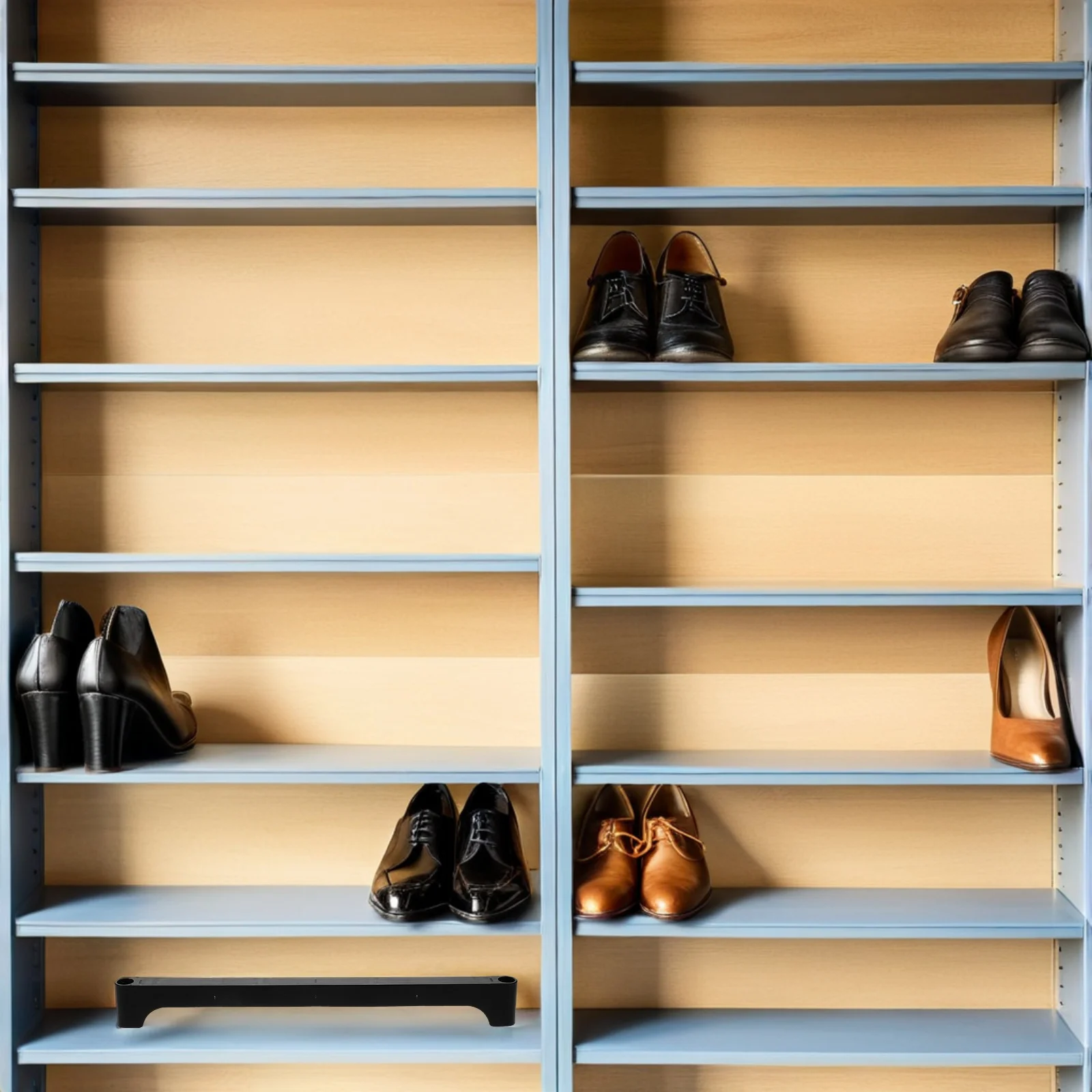 4pcs Shoe Cabinet Accessories Plastic Connectors For Shoe Rack Replacement Parts Furniture Hardware Invisible Support Corner