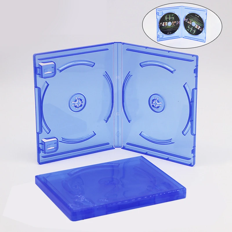 CD Case CD Storage Box 1Pc blu-ray custodie di ricambio per giochi scatola protettiva per PS4 PS5 CD DVD Discs Storage Bracket Box