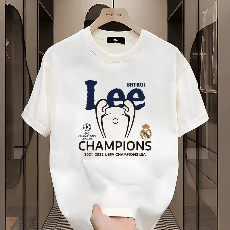 

2024 Summer New Hot Selling Fashion 100% Cotton Niche Design American Women Men Short Sleeve T-shirt Loose Printing T-shirt