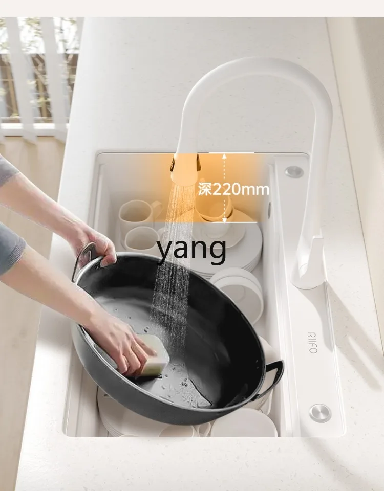 LH Kitchen Under Counter Basin Household Sink Large Single Sink Dishwashing Vegetable Basin Sink