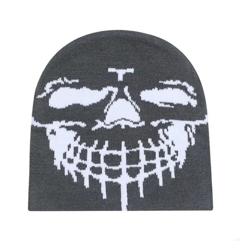 195E Skull Caps Warme Muts Dames Sporthoed Gebreide muts voor feesten en clubs