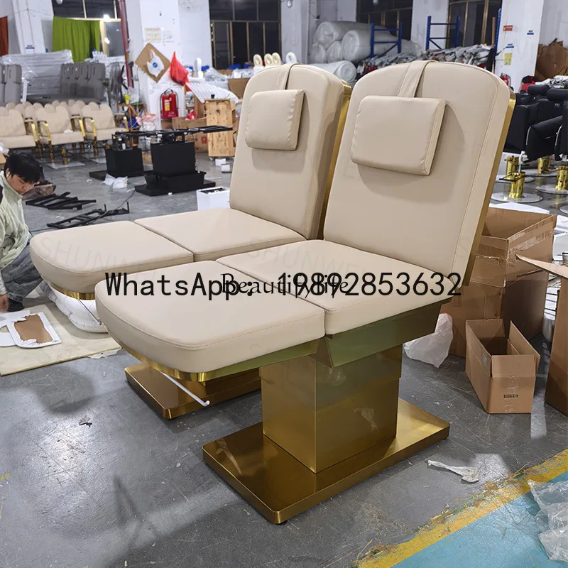 BB 01-High-grade body electric beauty bed lifting pattern embroidery bed beauty salon