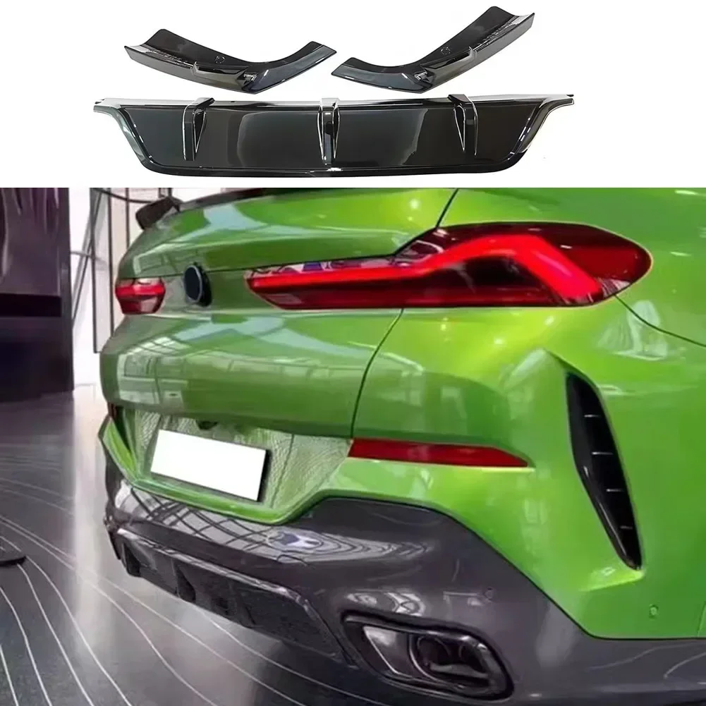 

Rear Bumper Diffuser Lip For BMW X6 G06 LCI M Sport xDrive30i 40i M60i M50D XDrive30d/X5M 2019-2022