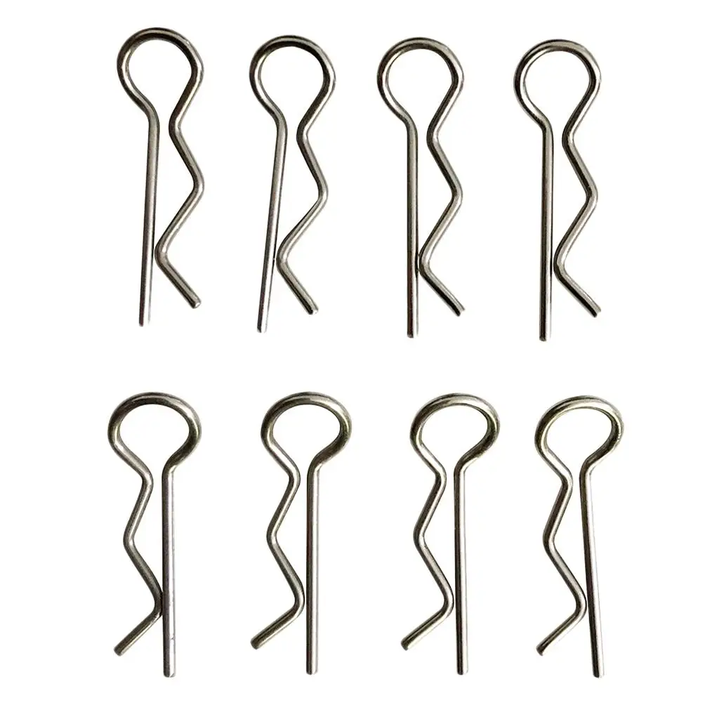 High Quality RC Body Clip Pins Metal Springy Replacement for RC Car Accessories Buggy Truck Crawler Shell