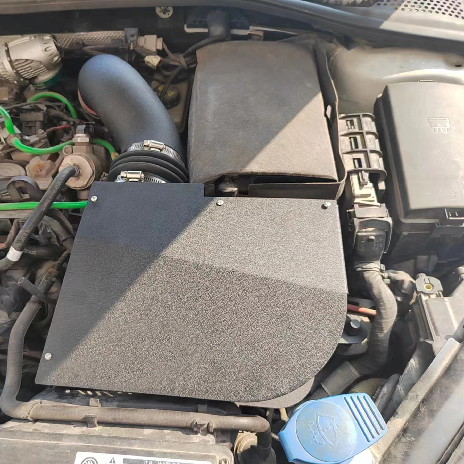 ชุดกรองอากาศไหลสูงพร้อมแผ่นกันความร้อนเครื่องยนต์ SXLL MK7 7.5 MK8 EA888 Gen3 1.8T 2.0T 2012-2020 สำหรับรถยนต์ ชุดท่อไอดีอากาศเย็น