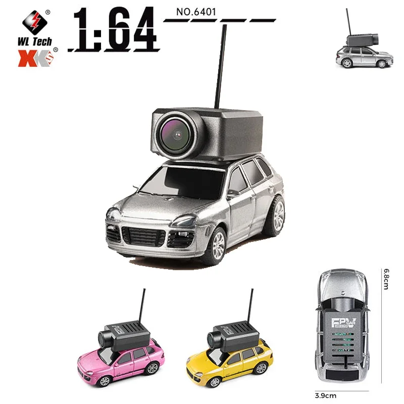 

WLtoys 6401 Mini RC Cars 1:64 with 720P FPV Camera Wifi APP Control Newest RC Racing Car Toy Kids Gifts For Boys Girls