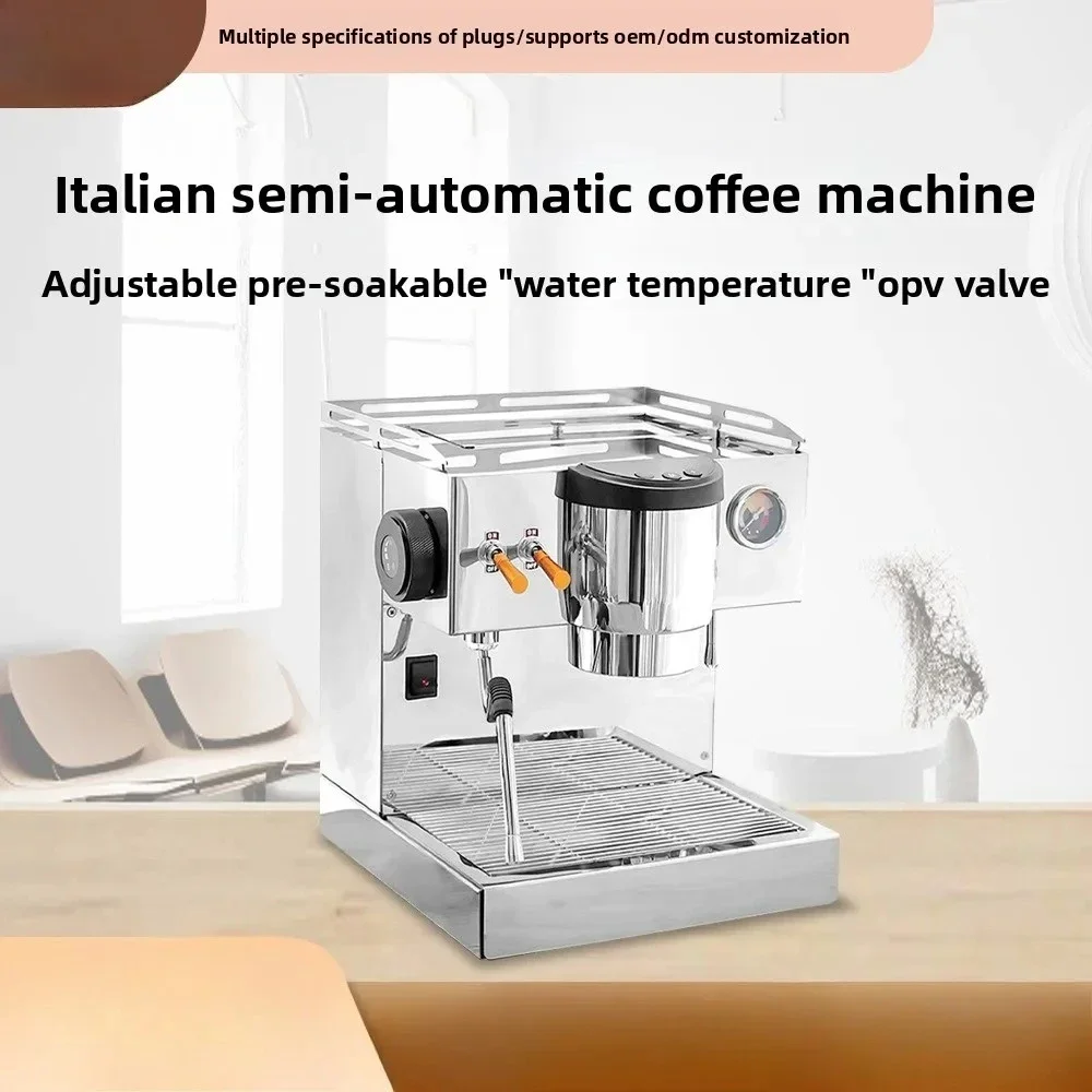 Commercial double boiler semi-automatic coffee machine Independent steam regulated extraction semi-automatic coffee machine