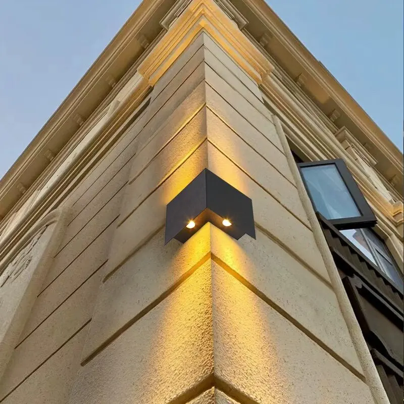 Outdoor Lights Waterproof Wall Lights Exterior Wall Corner Lights Villa Courtyard Lights Wall Lamps  Balcony Garden Wall Lights