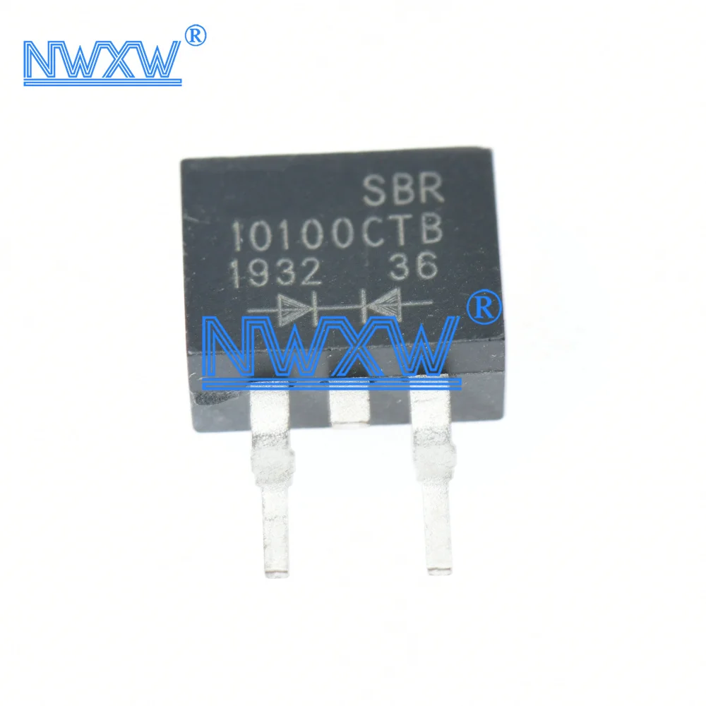 SBR10100CTB MBR10100CT Schottky diode 10100 TO-263 patch 10100 ctb