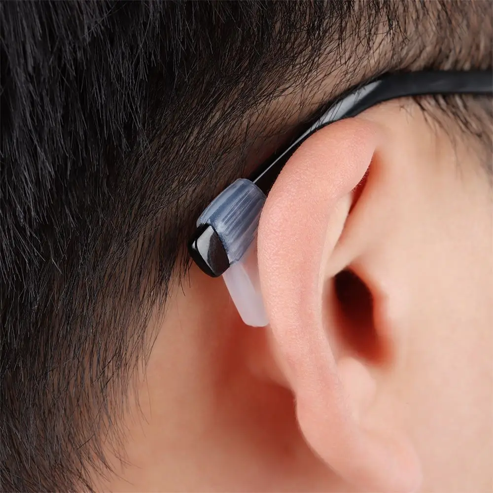 5 أزواج من إكسسوارات النظارات المضادة للضياع من السيليكون الأذن هوك المضادة للانزلاق نظارات الساقين كم غطاء النظارات #2