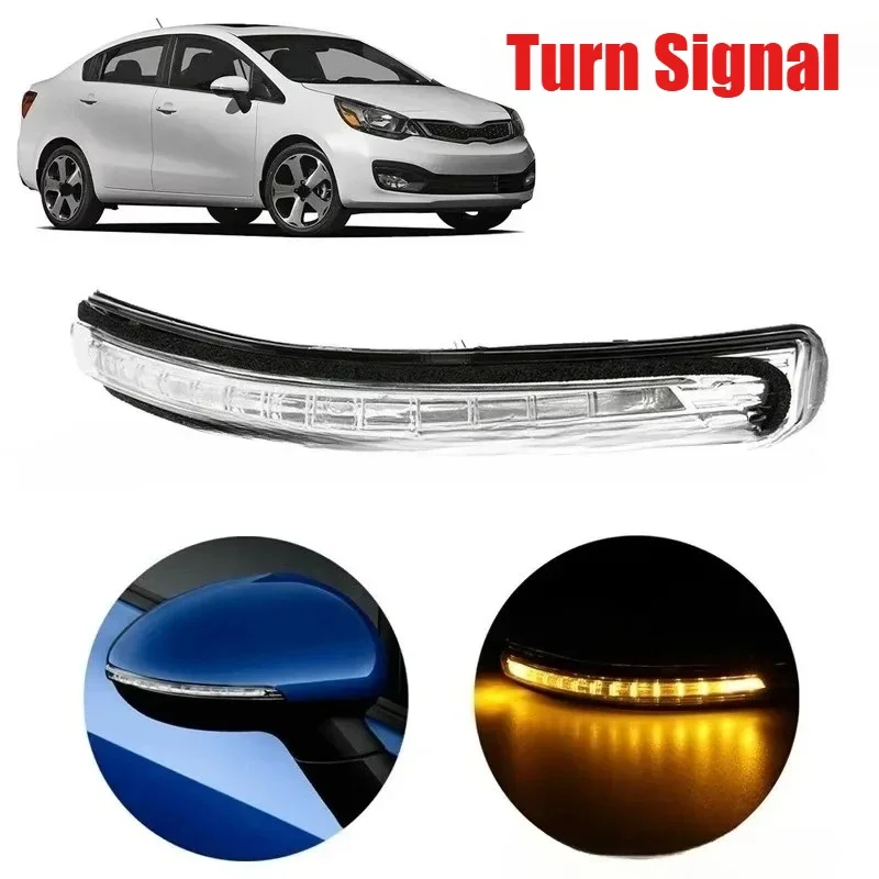 

Fit For KIA Rio 2012-2016 Car Led Turn Signal Lamps On Both Sides Rearview Mirror Indicator Flashing Lights Car Accessories