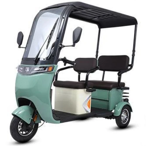 Tricycles électriques Amazon à 3 roues fermées, moto AINC avec siège passager, voiture à batterie de pousse-pousse pour handicapés, 2024