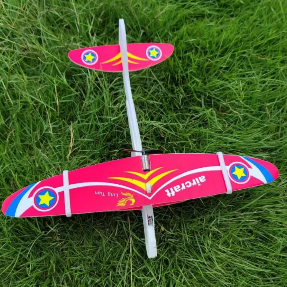 with LED Light Outdoor Electric Foam Glider Ligthweight Popular Hand Airplanes Capacitor Multistyles Aircraft Plane Model