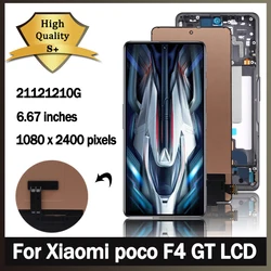 New AMOLED For Xiaomi Poco F4 GT LCD 21121210G Display Screen Digitizer Assembly For poco f4 gt 5g Display Touch Screen