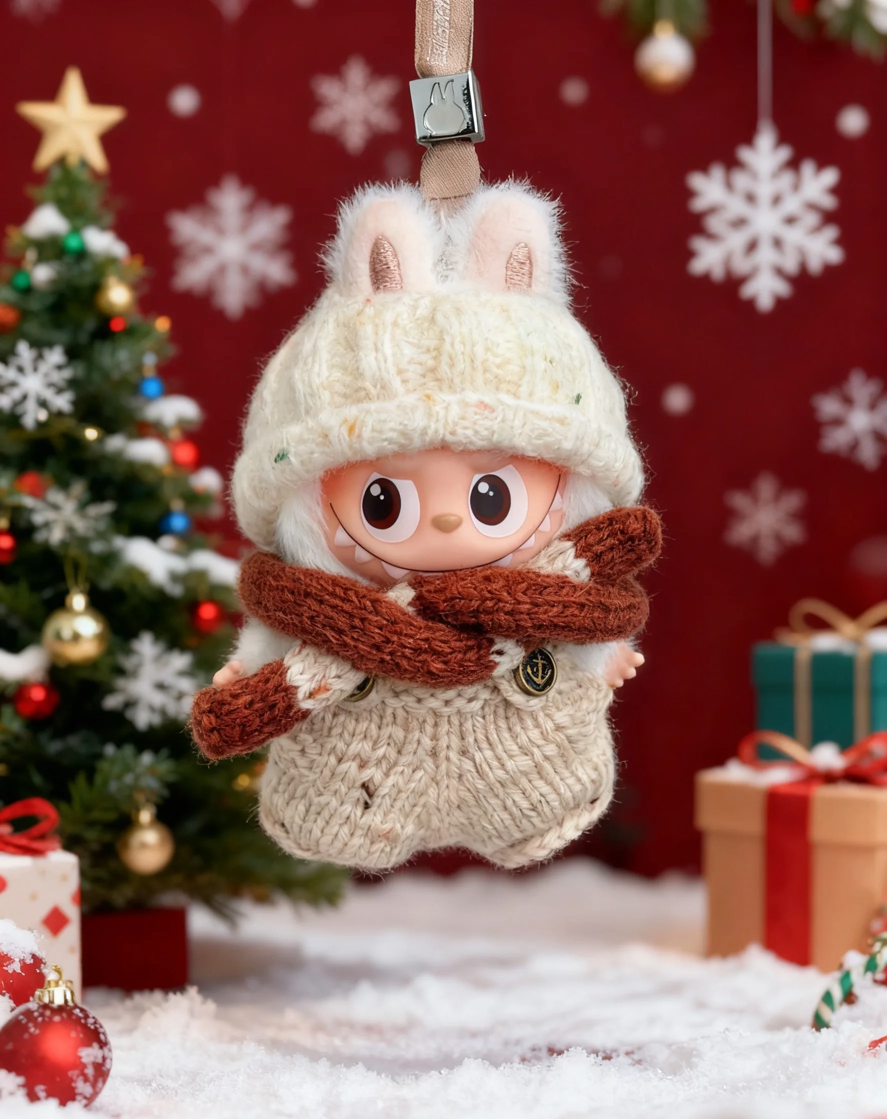 Mini Labubu 4.0 Clothing and Accessories: New Handmade Winter Christmas Outfits, Labubu Winter Christmas Gifts