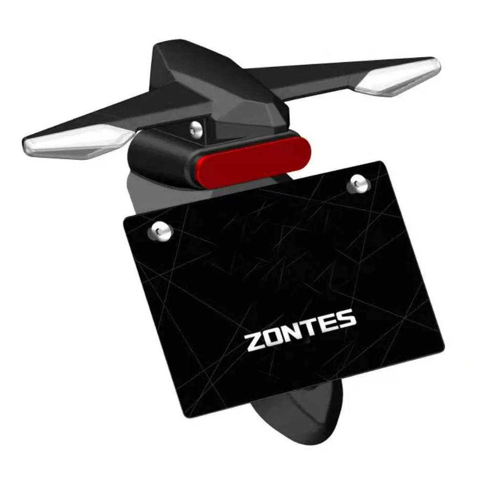 Rear license plate holders for Zontes ZT310-R 310-T2 and 310-X motorcycles and mounts for 310 R 310 T2 and 310 X motorcycle