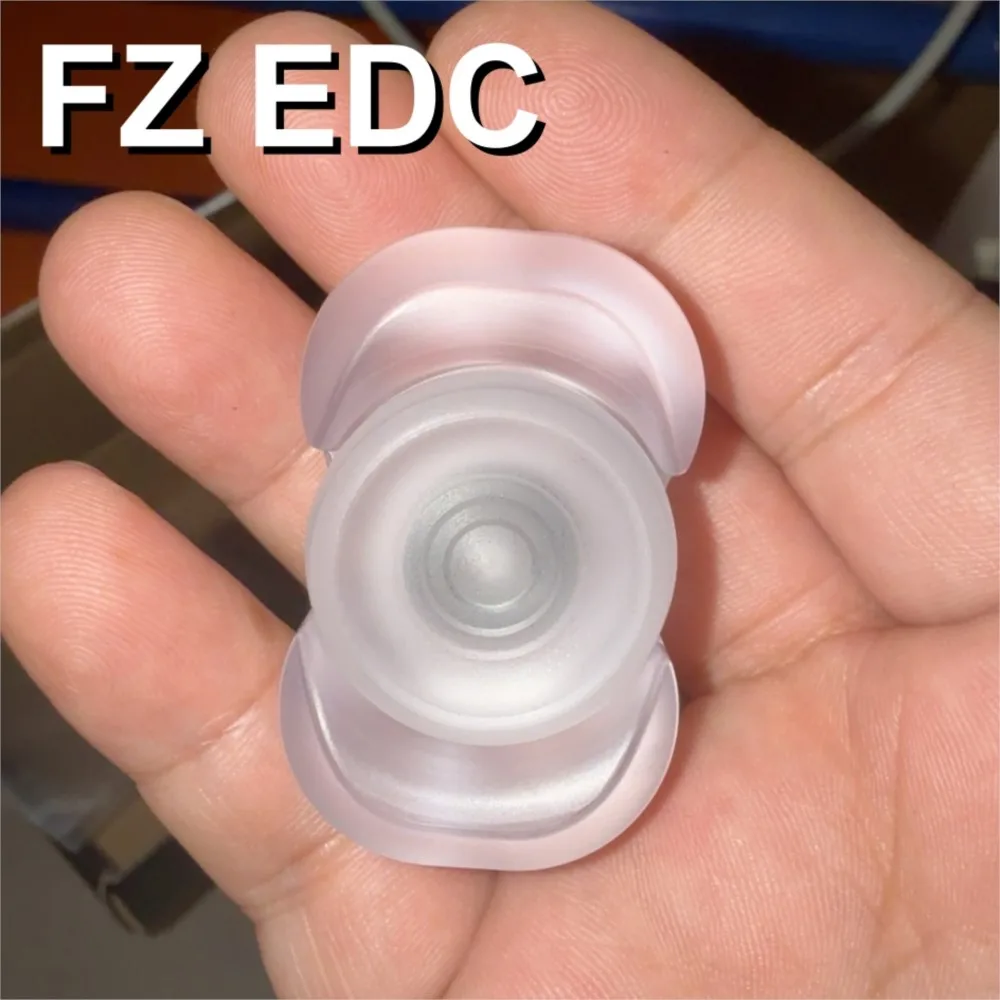 FZEDC Fidget Spinner à deux lames, sensation de manipulation, Gadgets de soulagement de l'anxiété, jouets Fidget pour adultes, nouveauté en métal