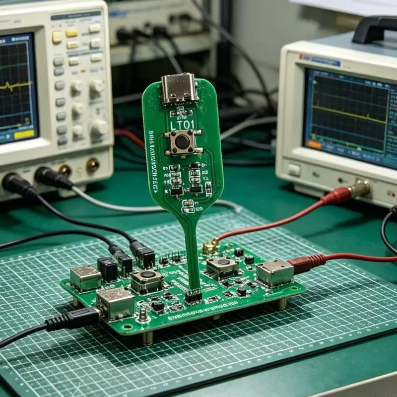 Type C Inductance Tester Motherboards Coils Tester Fault Check Tool For Efficient PCB Repair And Component Testing M4YD