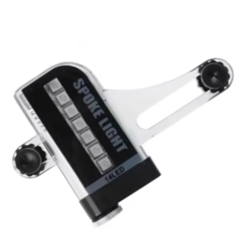 N82R 14 RGB LED Bike Wheel Spoke Light Bicycle Warning Lights Waterproof LED Neon Bike Tyre Light Bicycle Rim Decor