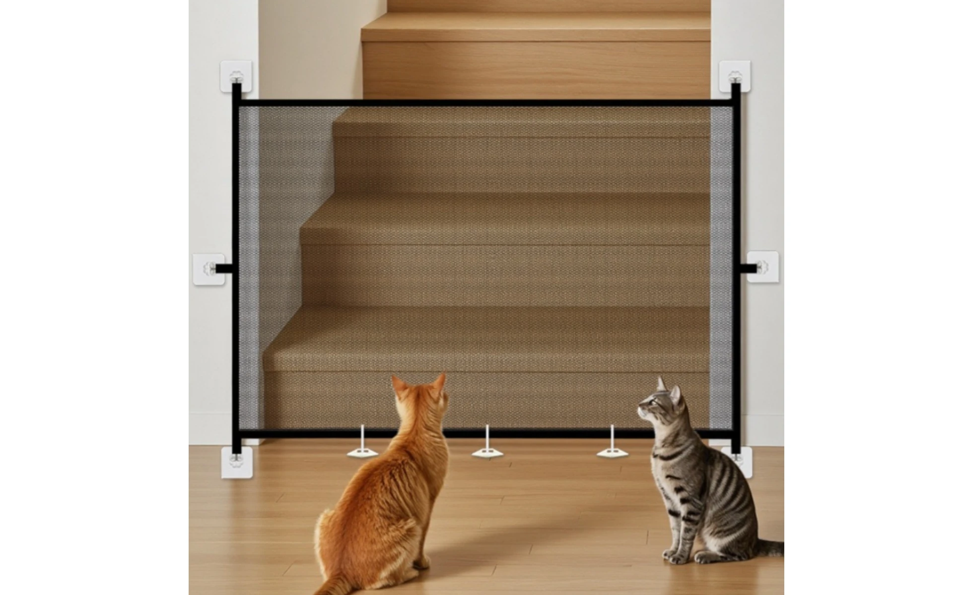 Mesh Pet Barrier Panel Black Frame Rectangular Mesh Gate Panel Indoor Pet Divider Sturdy Dog Fence Panels Long-Lasting Mesh Pet Barrier Panel Black Frame Rectangular Mesh Gate Panel Indoor Pet Divider Sturdy Dog Fence Panels Long-Lasting