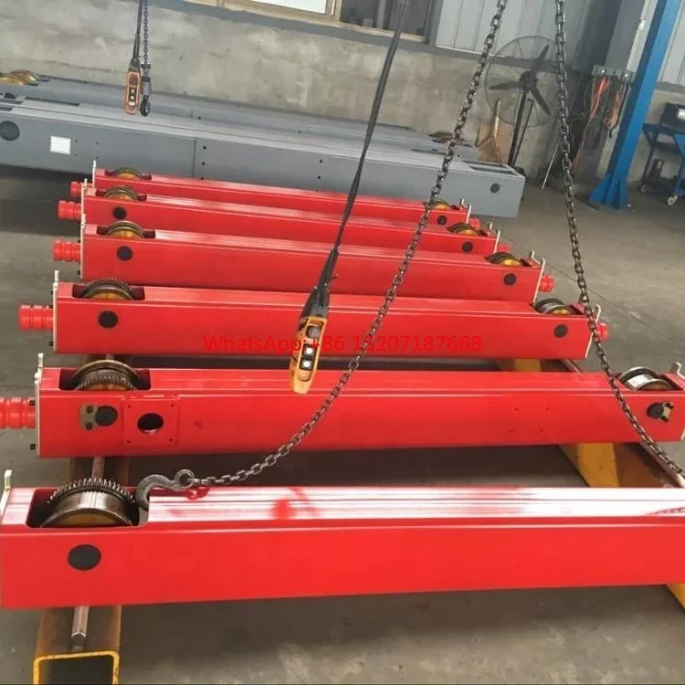 Overhead crane end carriage / end beam / end truck components crane beam with Motor