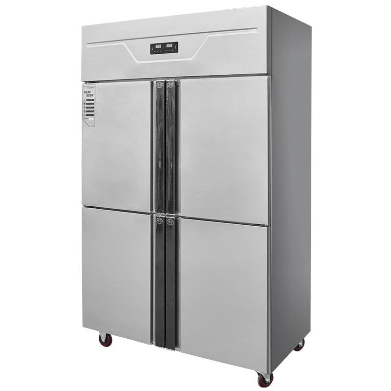 

dual-temperature refrigeration and freezing vertical fresh-keeping kitchen large-capacity six-door freezer four-door freezer