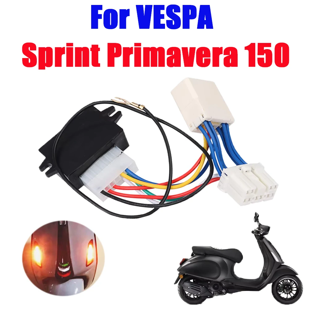 

For VESPA Sprint Primavera 150 Motorcycle Double Flash Warning Function Controller Turn Signal Light Flasher Switch Accessories