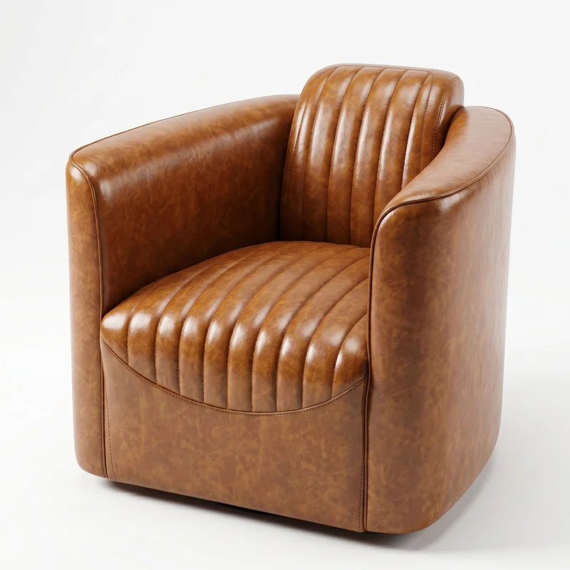 American Vintage Sofa Cigar Bar Whiskey Cafe Leisure Club Reception Meeting Single Armchair Lounge Furniture