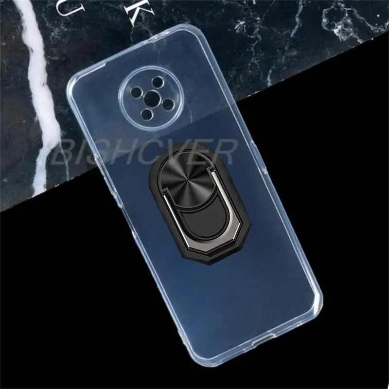 Magnetische Handyhülle für Nokia G50 5G, stoßfest, weiche TPU-Silikonhülle für Nokia G50 G50 5G, Nokia G50 5G, Hülle mit Ringhalter