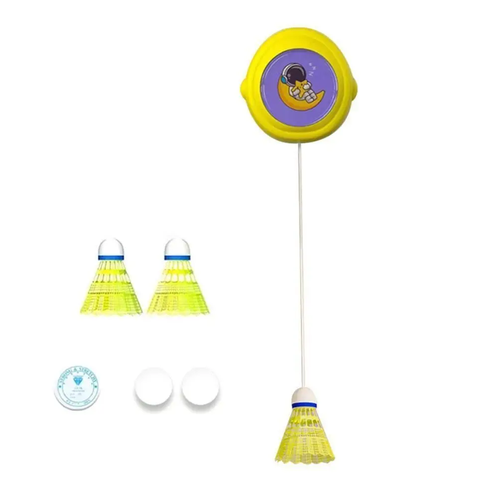

Plastic Elastic Badminton Trainer Set Portable High Elasticity Badminton Practice Aid Tool Badminton Single Trainer Indoor
