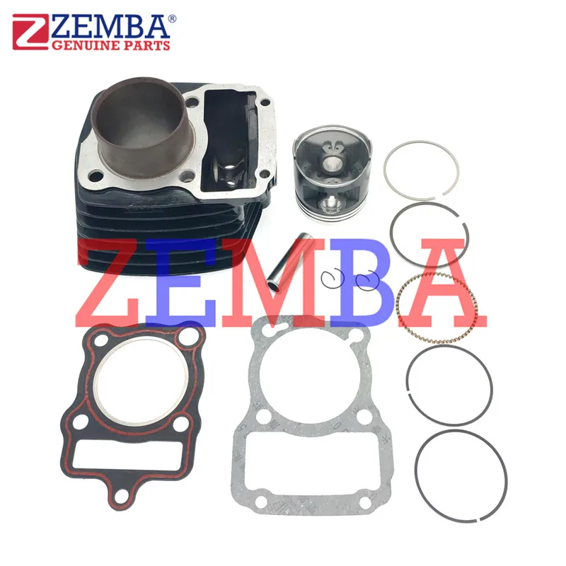

CG125 56.5MM CYLINDER AND PISTON KIT WITH 15MM PISTON PIN 156FMI 125CC ACCESSORIES ATV DIRT BIKE LONCIN LIFAN ZONGSHEN