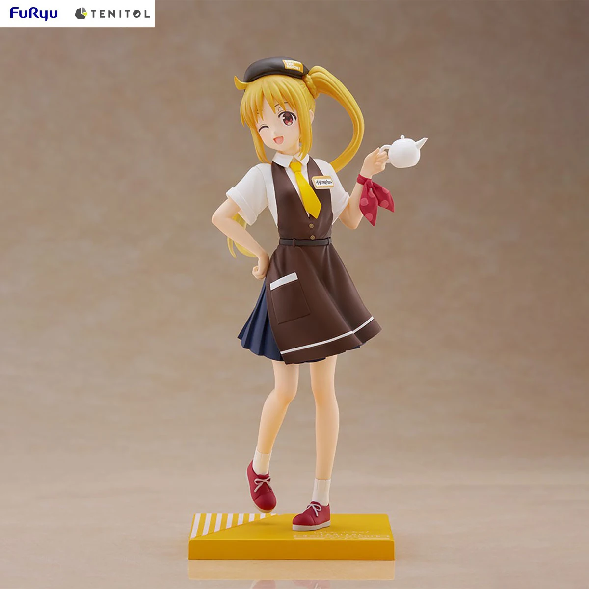 

В наличии Оригинальный FuRyu TENITOL Предварительно окрашенный Bocchi The Rock! Kaveh Kanes Ver. Ijichi Nijika Аниме Фигурка Модель Украшение Кофе