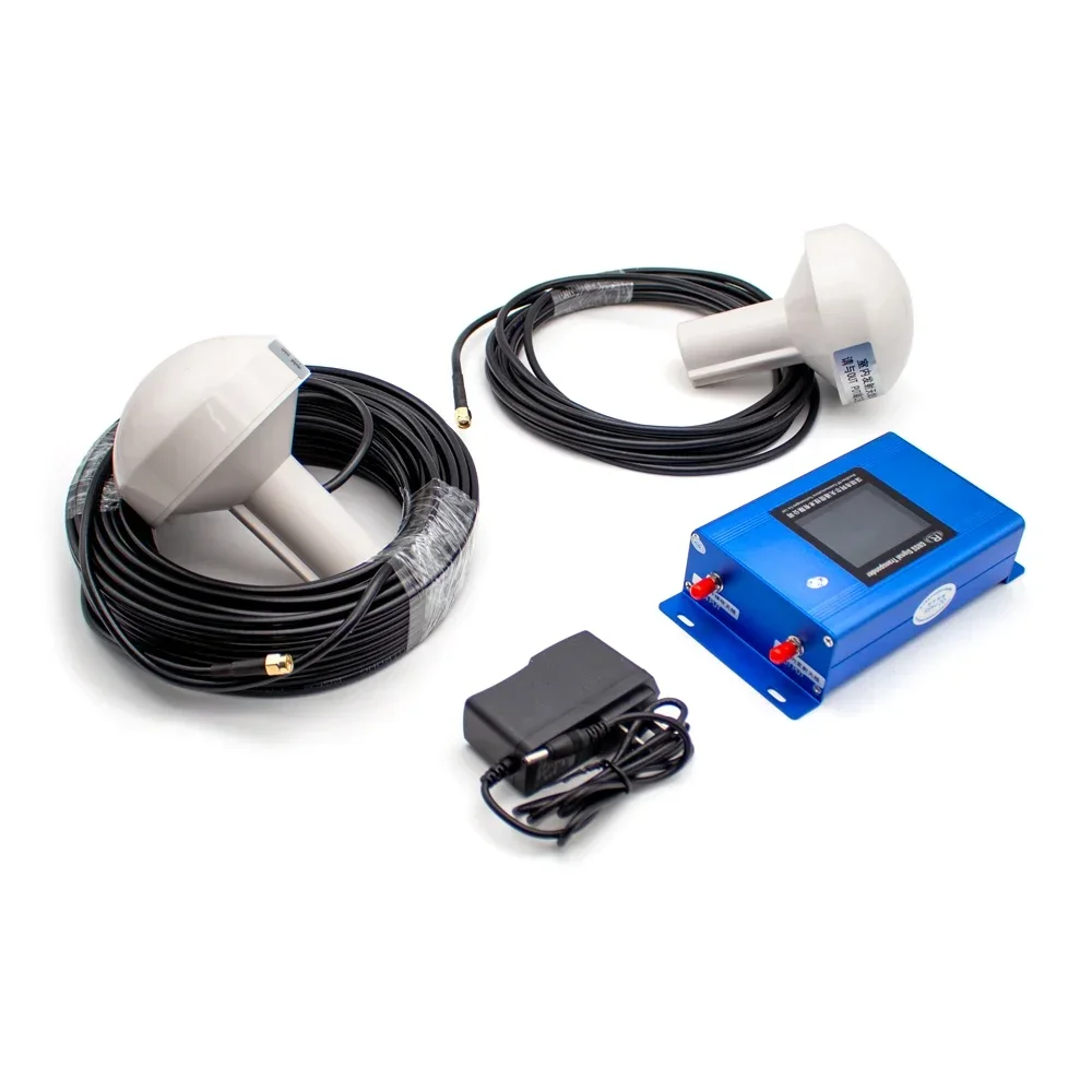 GNSS Signal Transponder Indoor Signal Intensifier Amplifier GPS+BD Signal Booster Beidou Dual Frequency Repeater 60dB±2dB factor