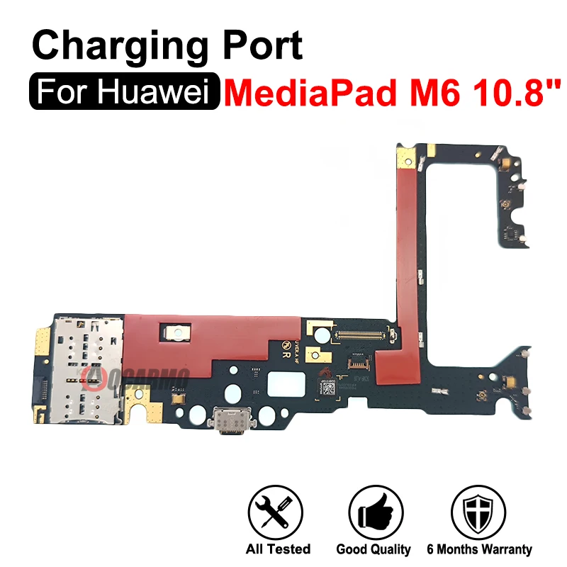 

Для Huawei MediaPad M6 10,8-дюймовое зарядное устройство, док-станция, порт для зарядки, гибкий кабель, 4G/WIFI, запасные части для ремонта