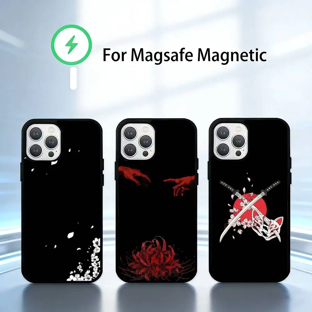 

Mysterious Borderland Art Wallpaper Phone Case For iPhone17,16,15,14,13 Plus,Pro Max Magnetic For Magsafe Wireless Charging