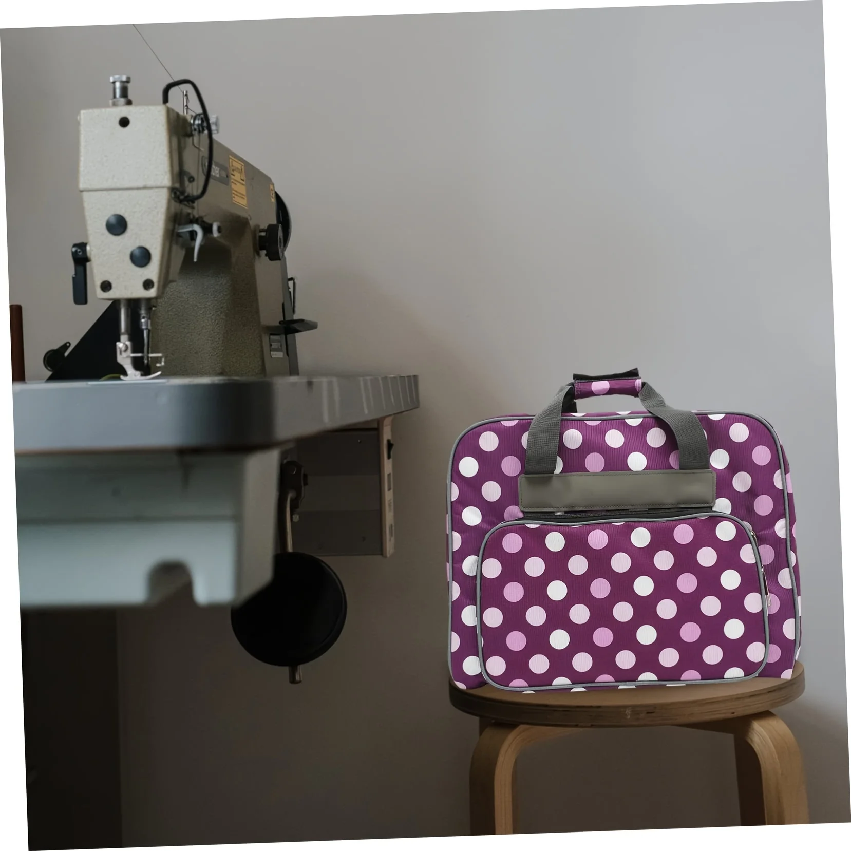 Borsa tote per macchina da cucire, custodia da trasporto portatile universale con fondo imbottito antiscivolo compatibile con la maggior parte delle macchine da cucire standard
