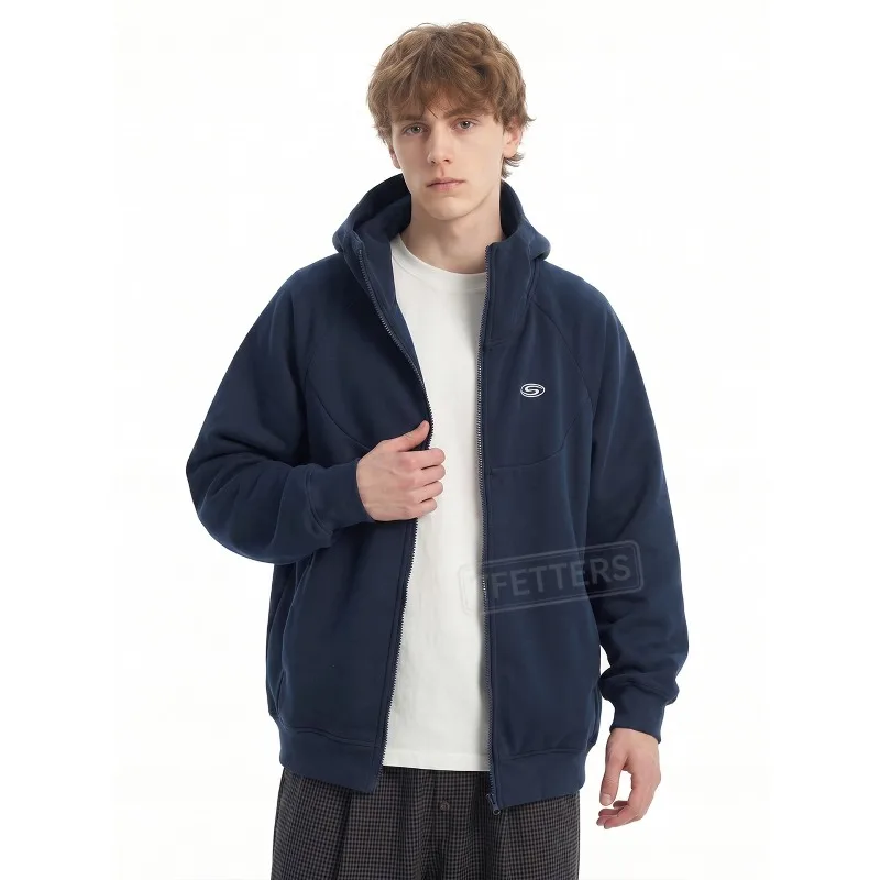 TFETTERS 2026 Autumn American Retro Men Coat Solid Color Cotton Daily Wear Tops for Man Fashion Streetwear Daily Top EU-Size