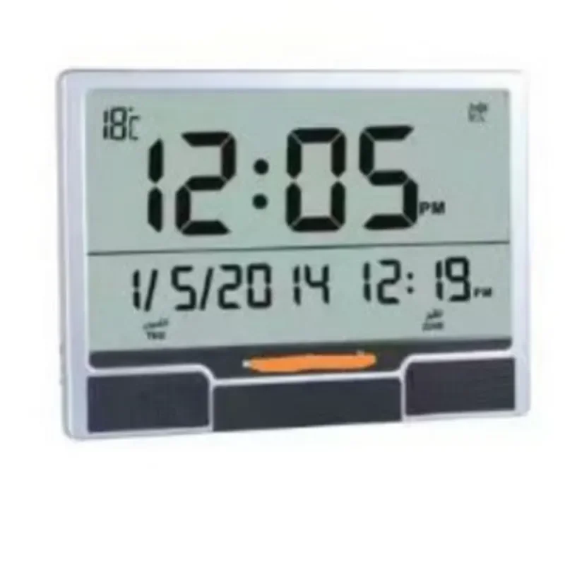 HA4001 Modern Large Screen Electronic Wall Clock Simple Fashion Digital Display for Bedroom Bedside Home Decor Hanging or