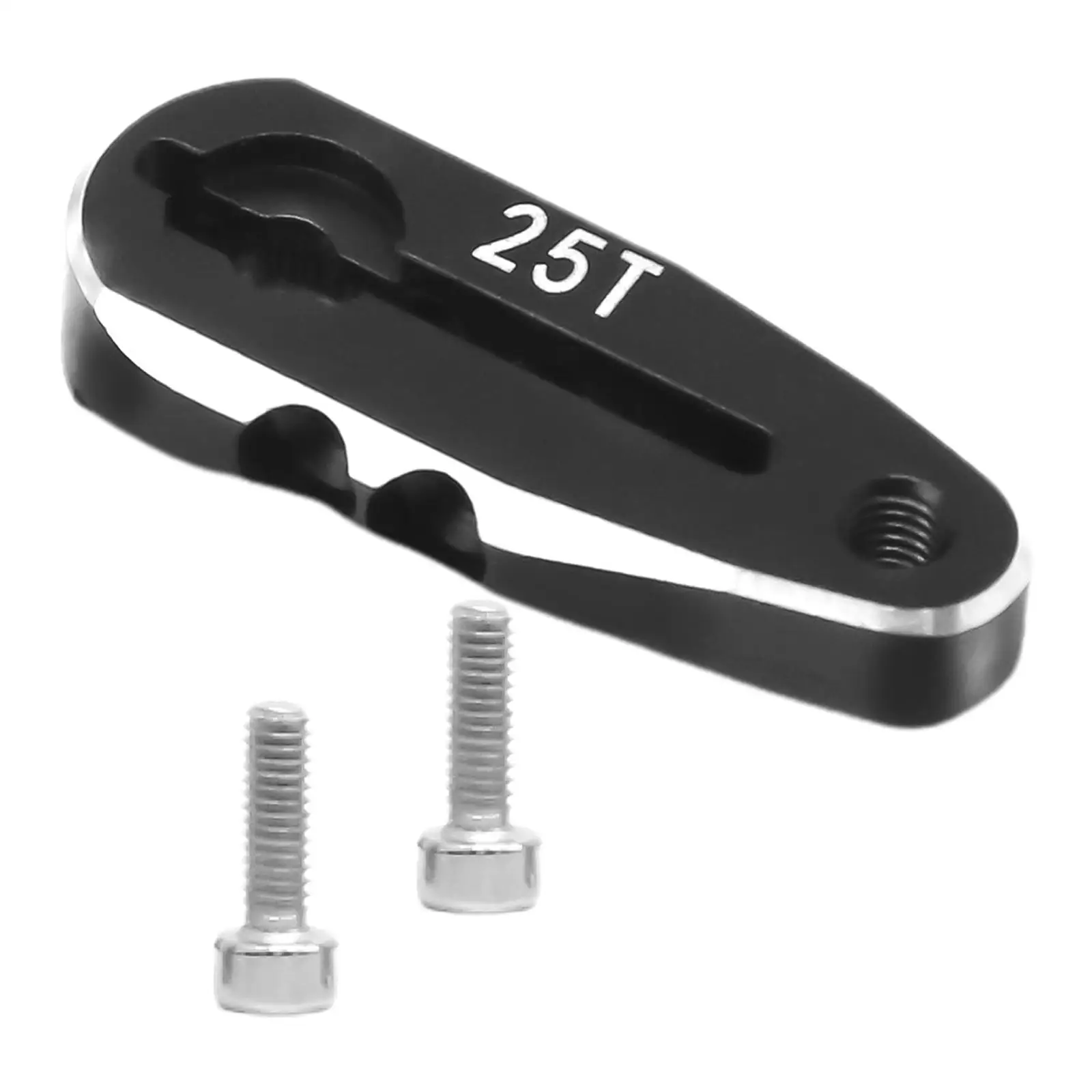 Brazo de dirección servo 25T de metal 25T, brazo de metal mecánico, brazo servo de metal 25T para accesorios de modelo de camiones de coches de Hobby RC,