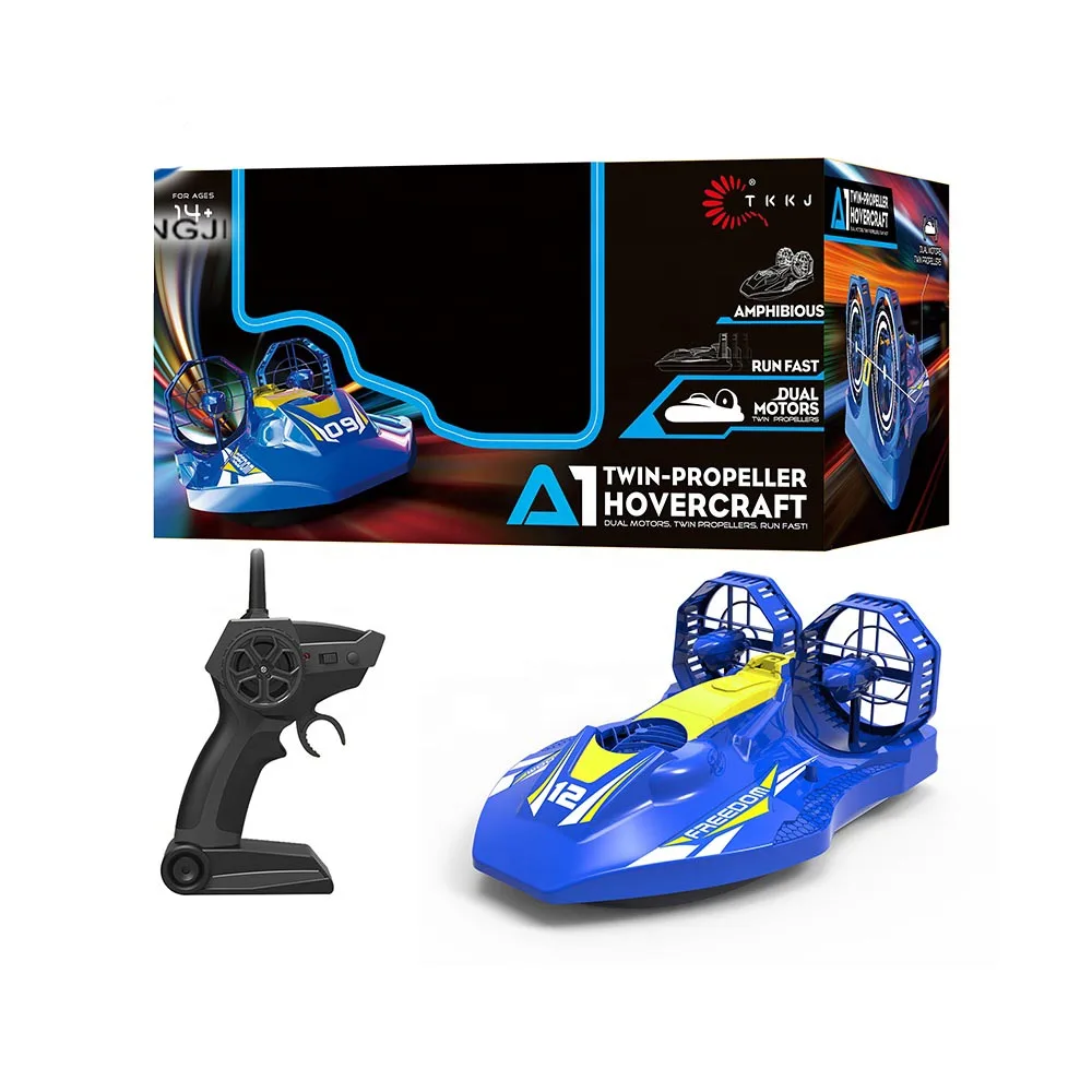 2w1 wody ziemi amfibia zdalnie sterowane auto do driftu 2.4G 4CH pilot Drift elektryczny samochód kaskaderski Hovercraft łodzi zabawki dla dzieci