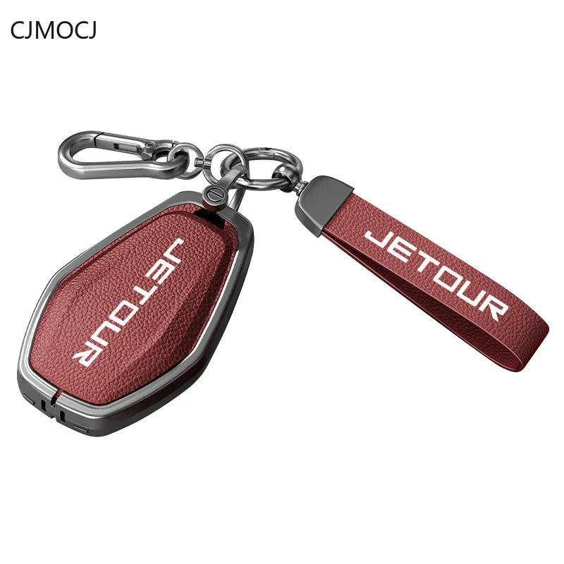 

Premium Zinc Alloy Key Cover Case for Jetour Freedom / Traveller / Shanhai T1 (2025) - Protective Key Fob Shell Keychain