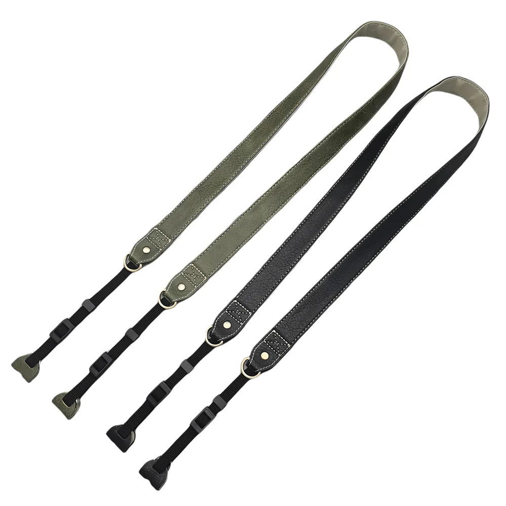 Retro Style Camera Shoulder Strap PU Lanyard Strap Comfortable Decompression Shoulder Straps