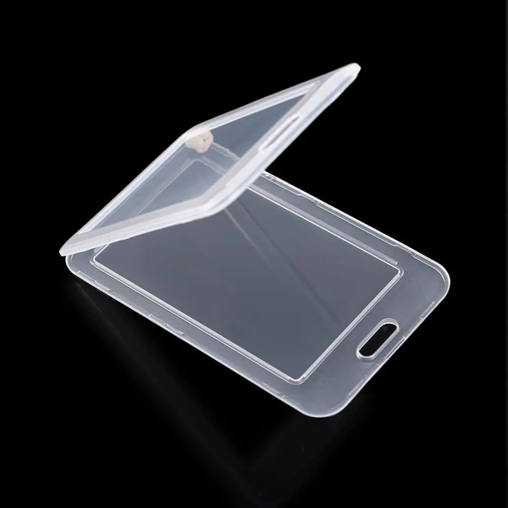 1-10 Stück wasserdichte, transparente, starre Plastikkartenhüllen, transparente ID-Kartenhüllen, Bus-, Bank-, Kredit- und Visitenkarten-Schutzhüllen – Detail 4