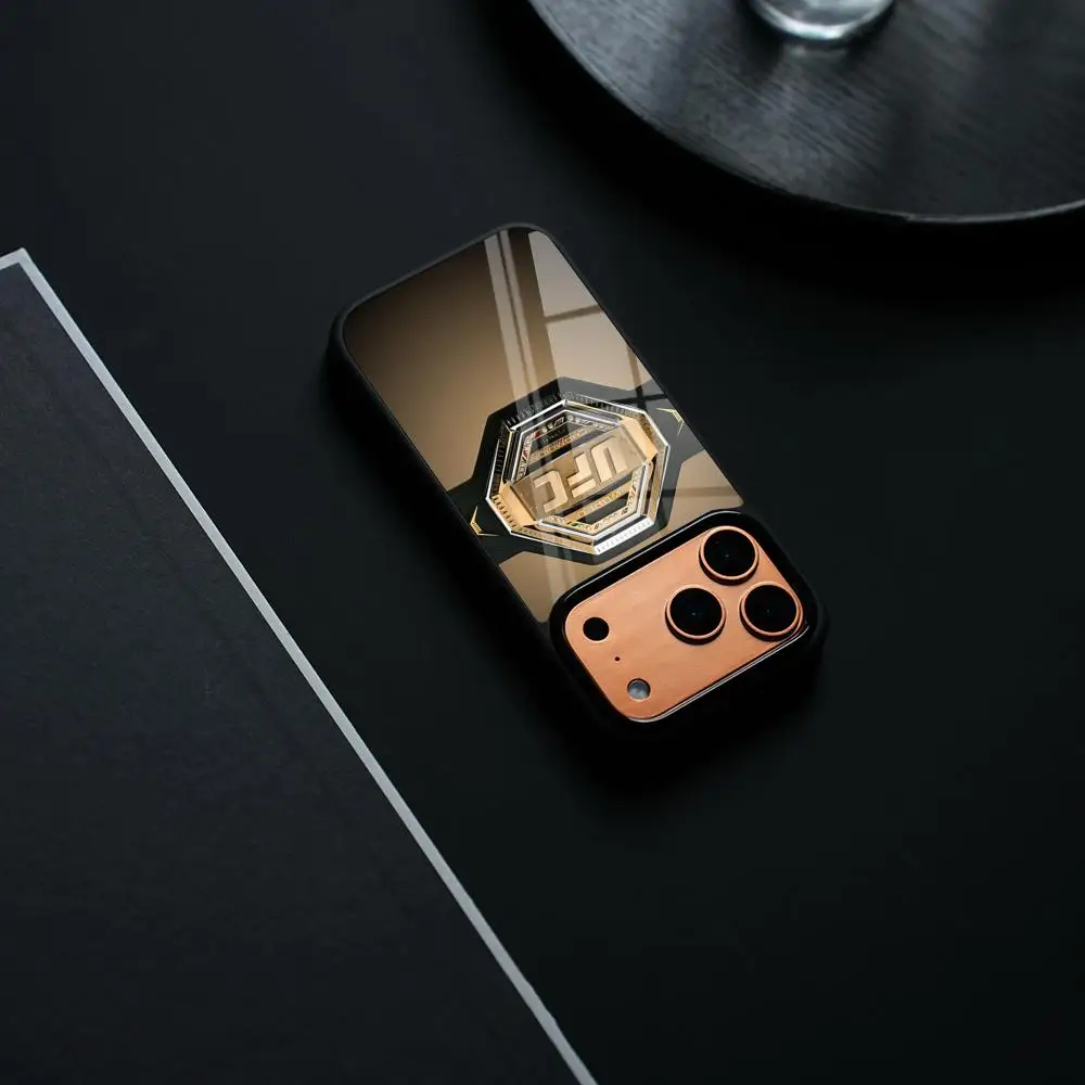 UFC Logo Phone Case PC+TPU For Samsung S26 S25 S24 S23 Ultra IPhone 17 15 14 16 13 Pro Max Plus Cover