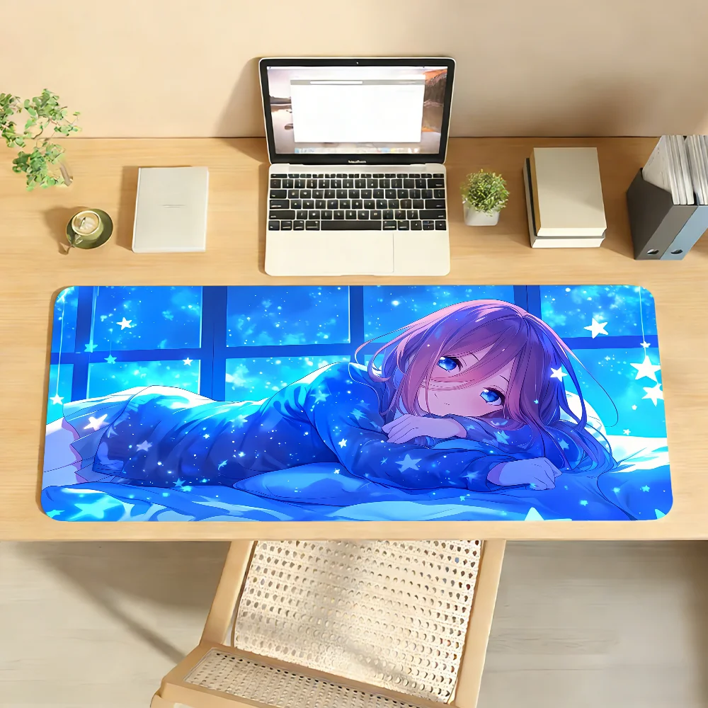 Anime Miku Nakano Mouse Pad Computer Laptop Rubber Non-slip Mouse Mat Mousepad Gamers Decoracion Desk Mat
