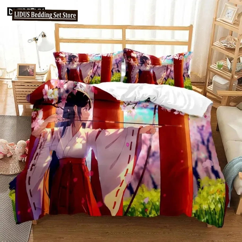 

Fashionable Cartoon Printed Bedding Set Soft And Comfortable Customizable Comforter Bedding Sets Fashion Gift For Friends