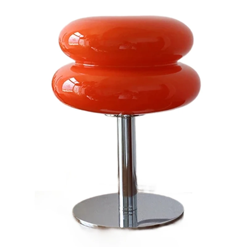 LICE-Glass Table Lamp Trichromatic Dimming Living Room Atmosphere Lamps Eye Protection Night Light Girlbedroom US Plug